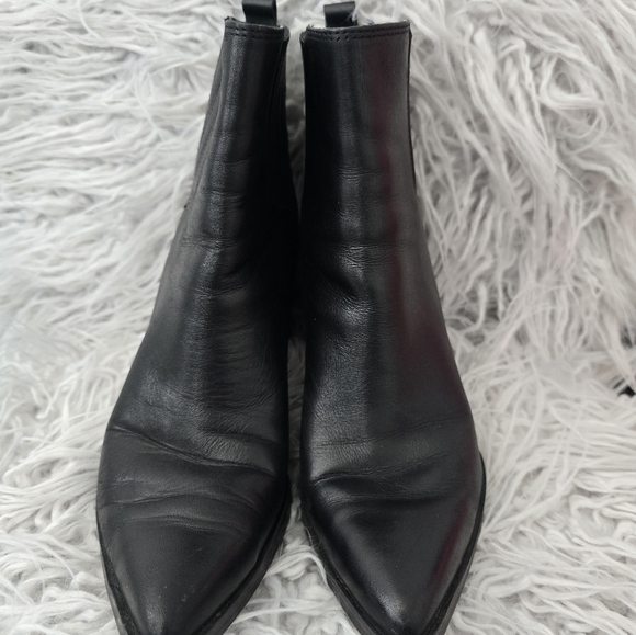 Marc Fisher Black Ankle Boots - Picture 3 of 14